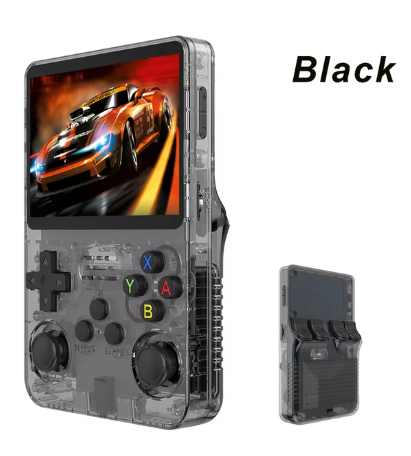 BOYBathroom-Console de jeu vidéo rétro M R36S Pro, système Linux, écran IPS 3.5 ", lecteur vidéo de poche portable, jeux 64 Go